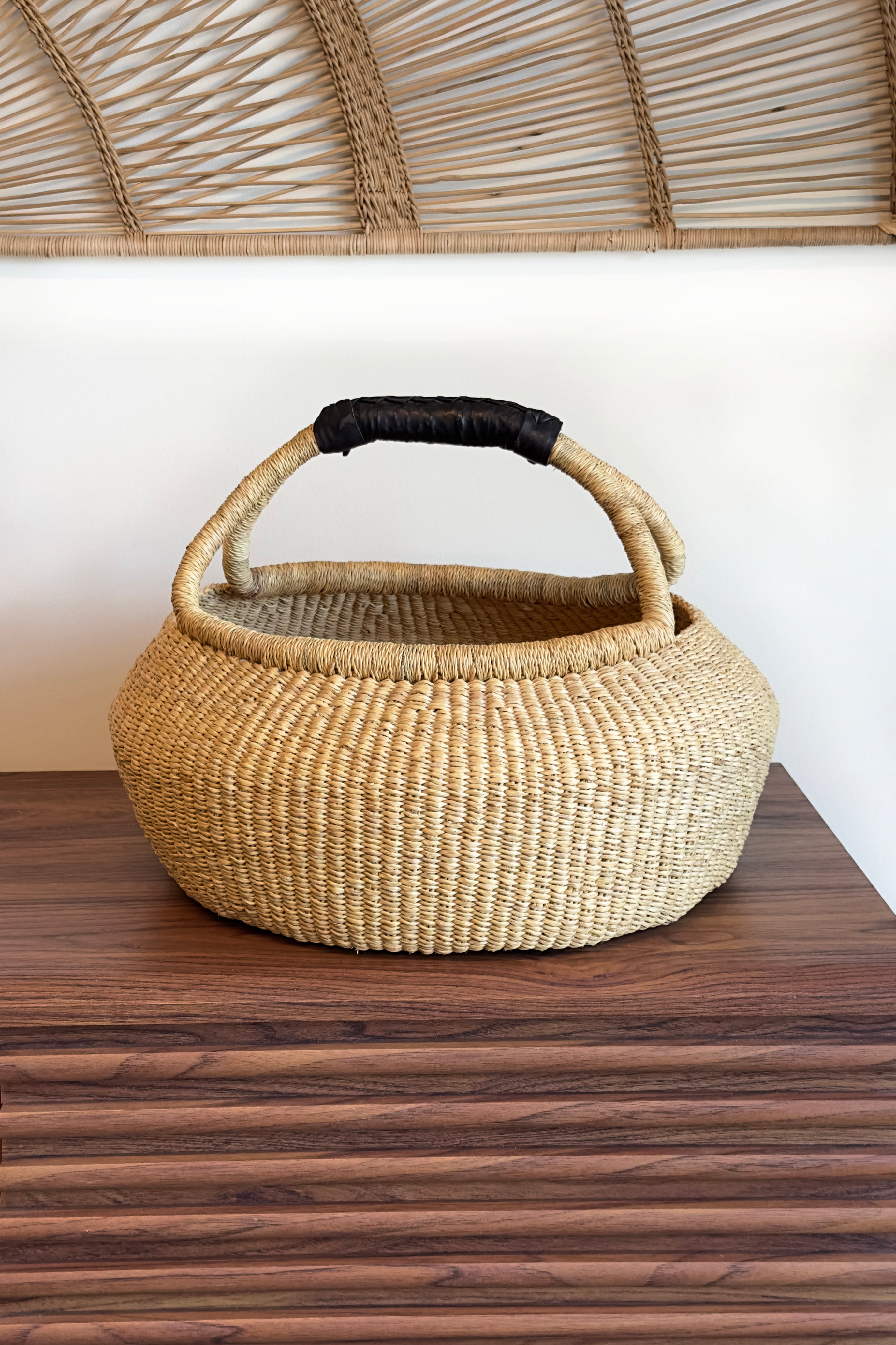 Artisan Woven Kettle Basket