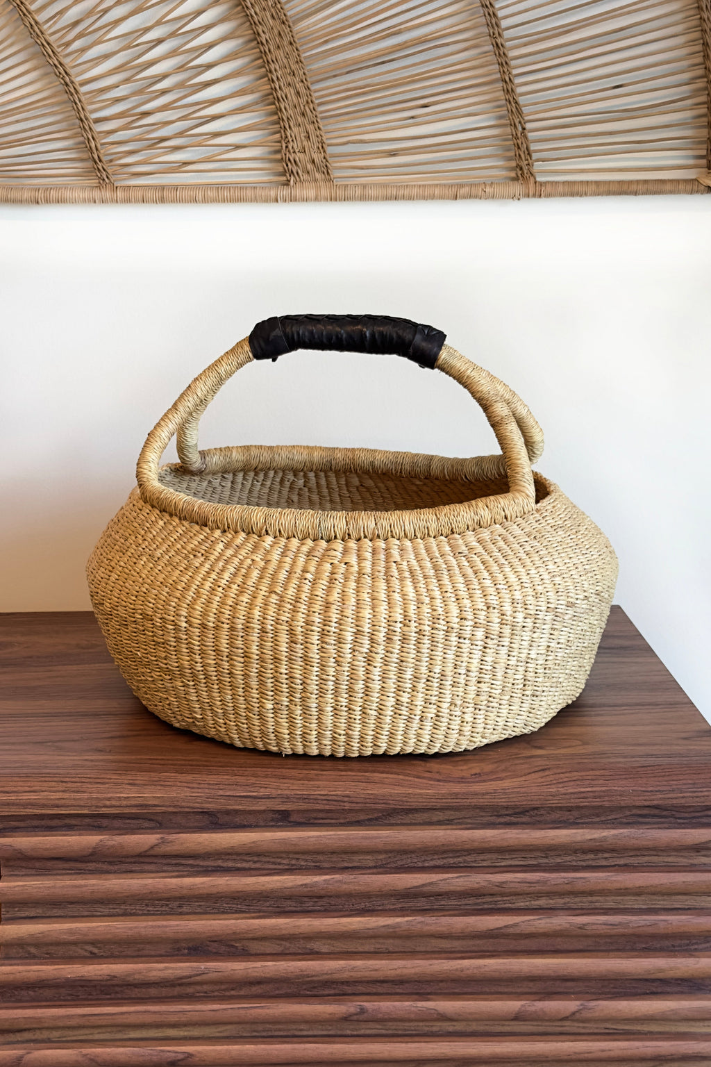 Artisan Woven Kettle Basket