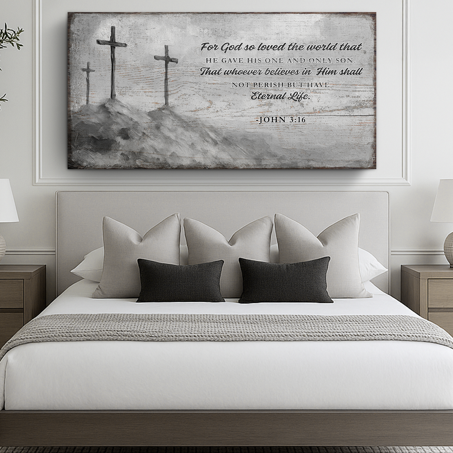 John 3:16: For God So Loved The World Faith Sign VIII WALL ART