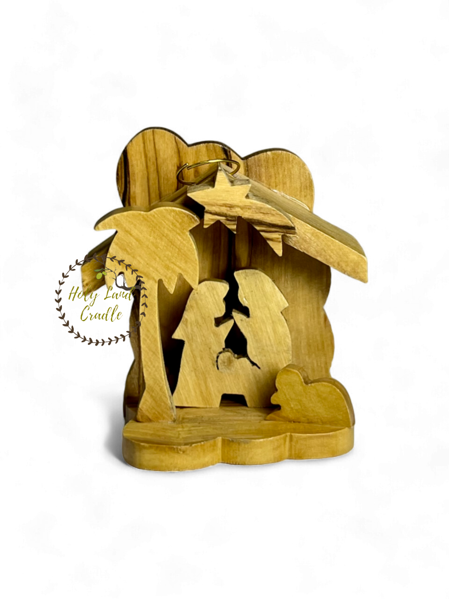 Olive Wood Ornament from Bethlehem