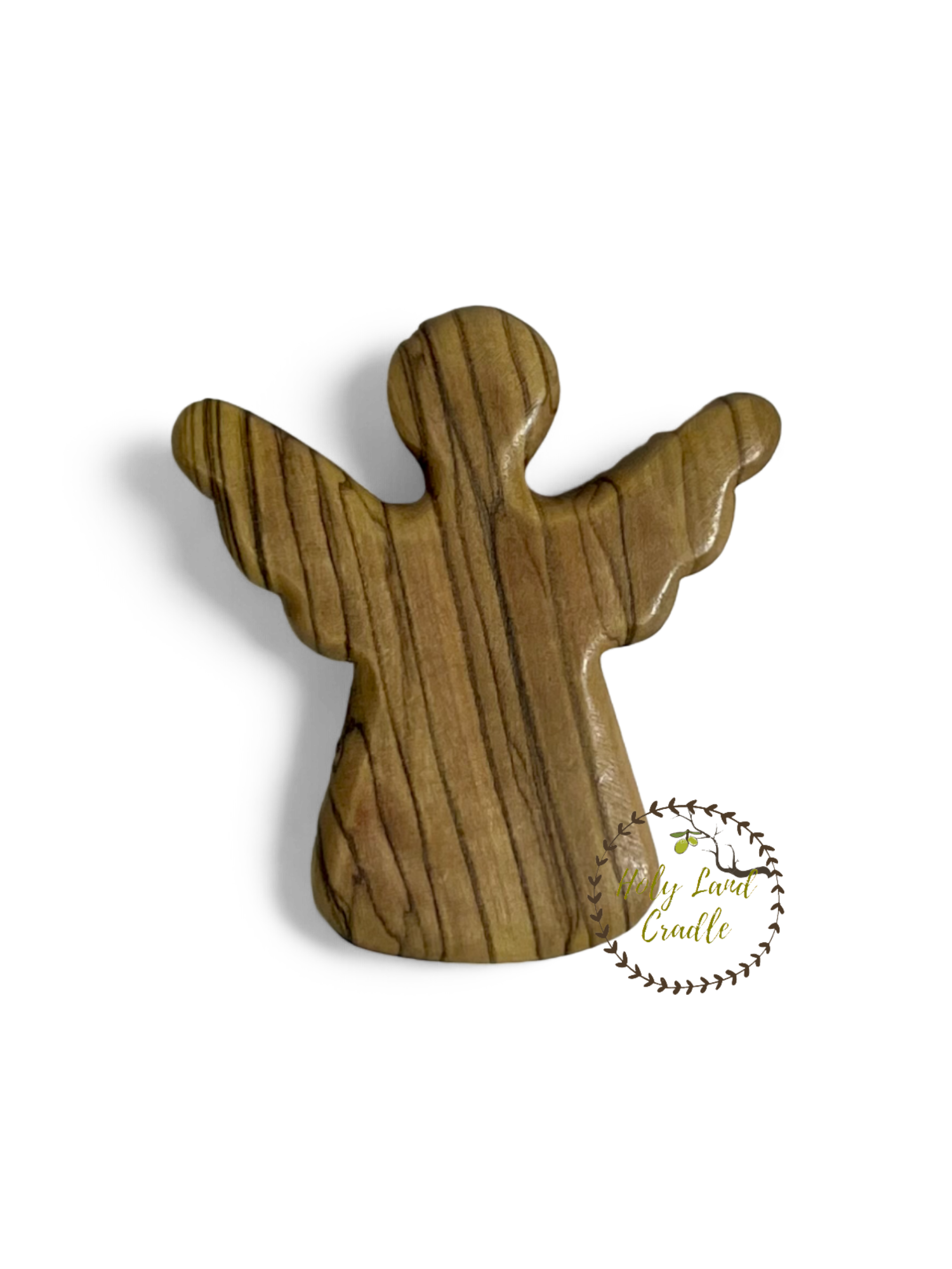 Olive Wood Angel Magnet