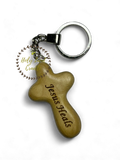 Bethlehem Olive Wood Key chain cross
