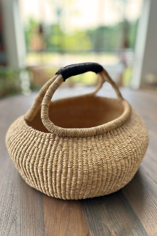 Artisan Woven Kettle Basket