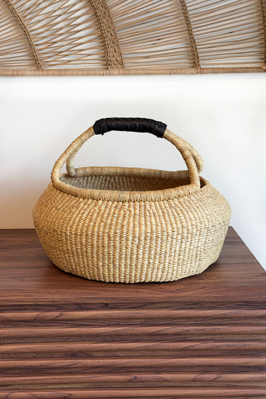Artisan Woven Kettle Basket