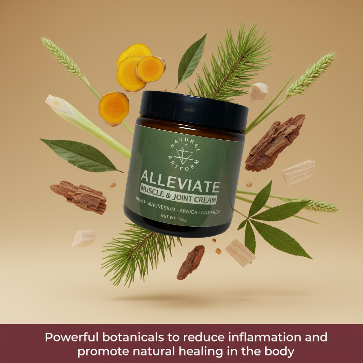 ALLEVIATE MUSCLE & JOINT RELIEF Cream | DMSO Powered Relief