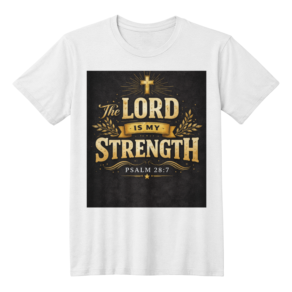 The Lord is My Strength, Christian T-Shirt