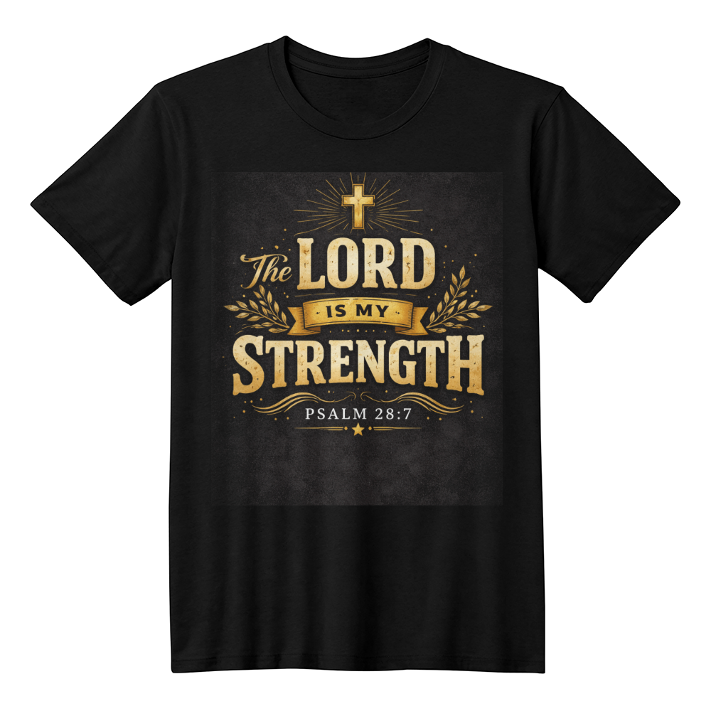 The Lord is My Strength, Christian T-Shirt