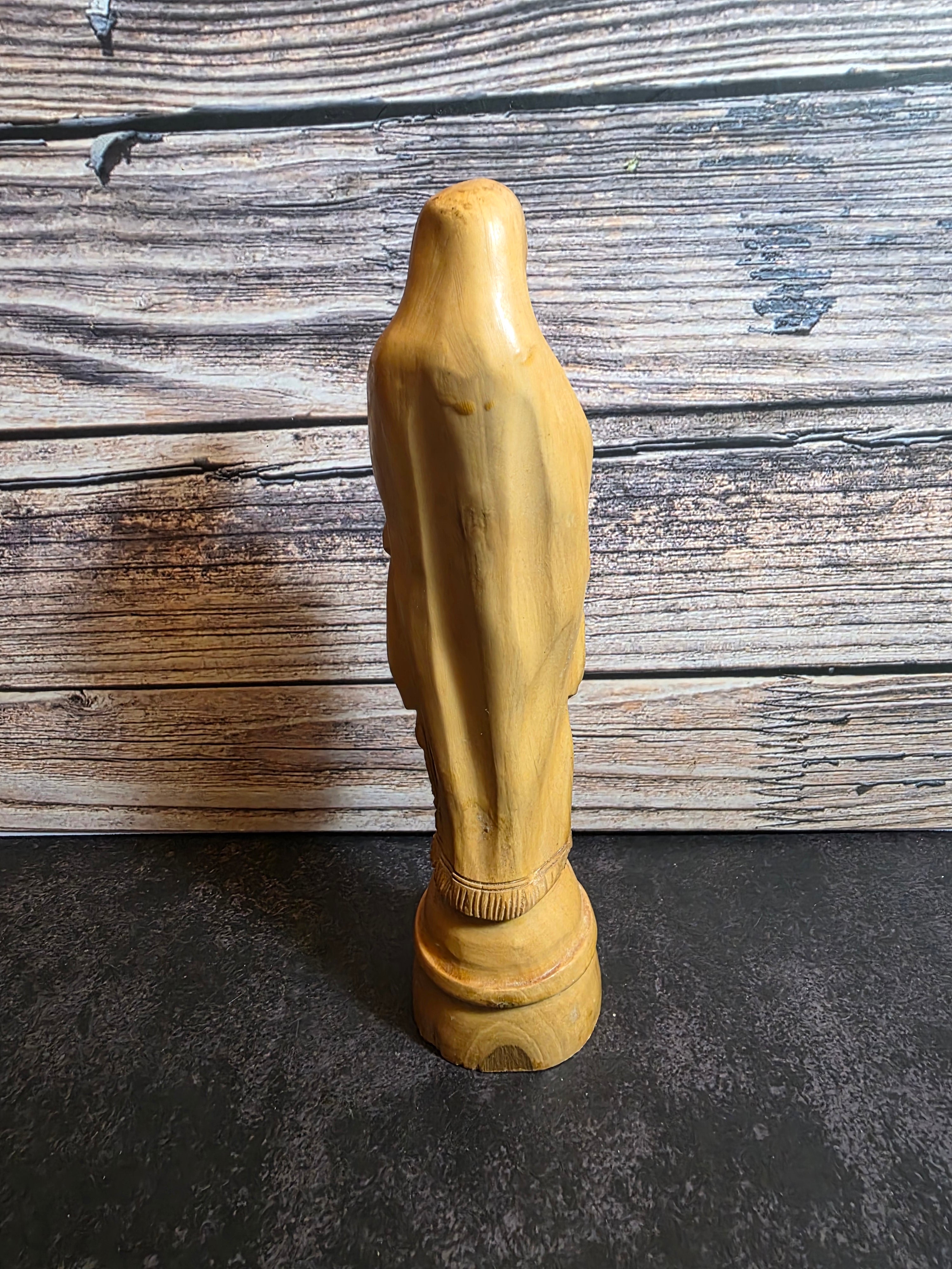 Antique Wooden Virgin Mary